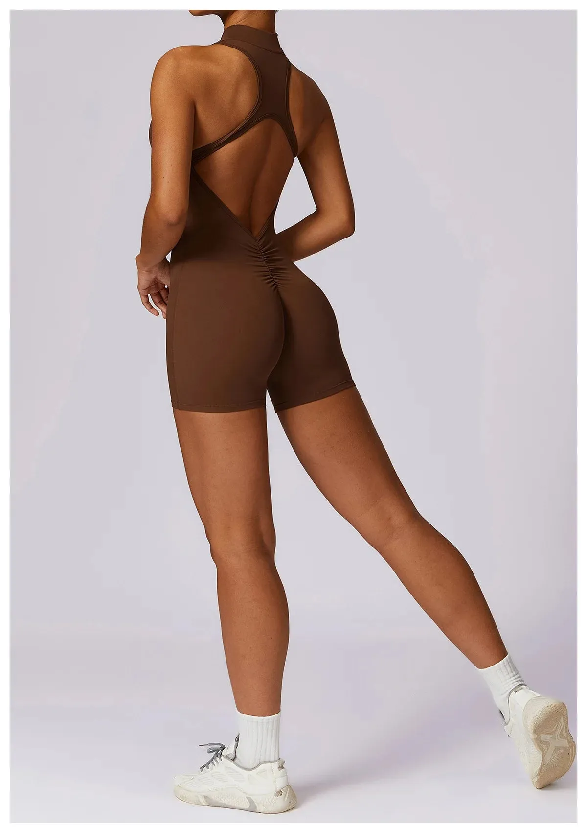V-Back Scrunch Sport Romper