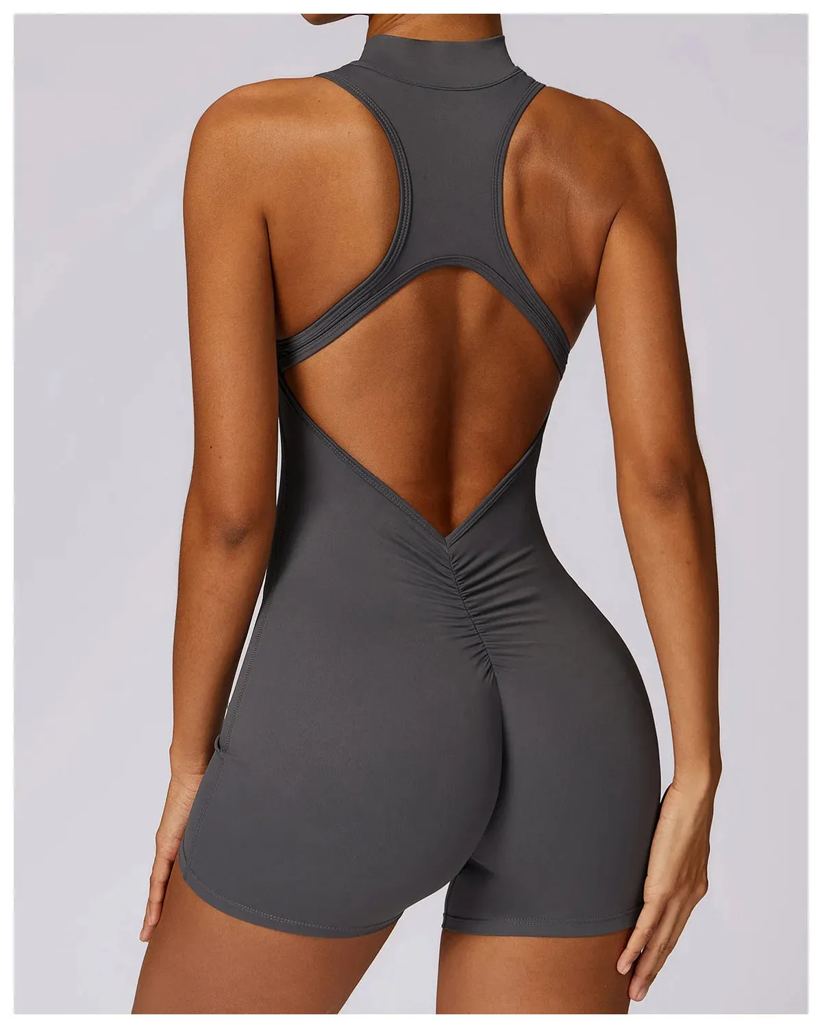 V-Back Scrunch Sport Romper