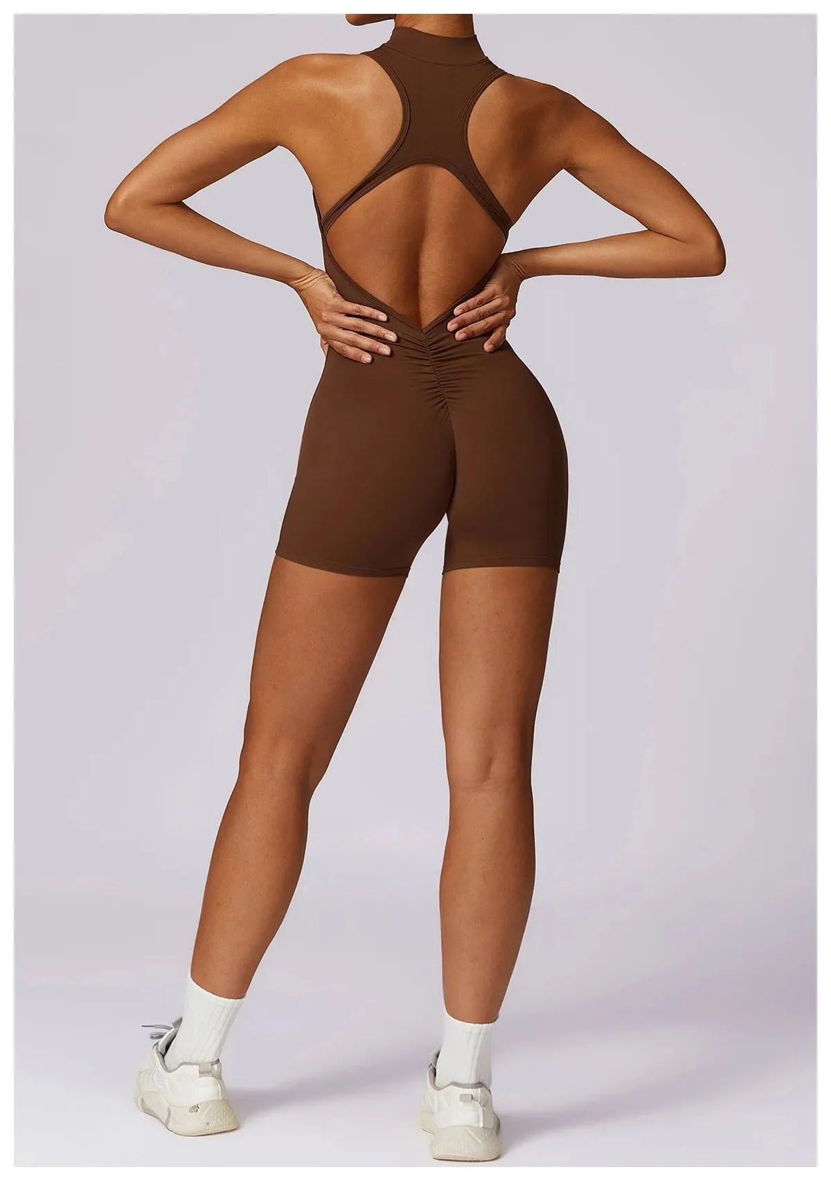V-Back Scrunch Sport Romper