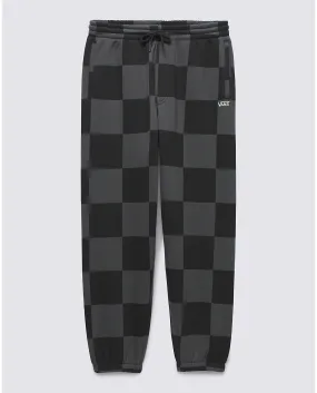 Vans Big Check Loose Fleece Pants - Black/Asphalt