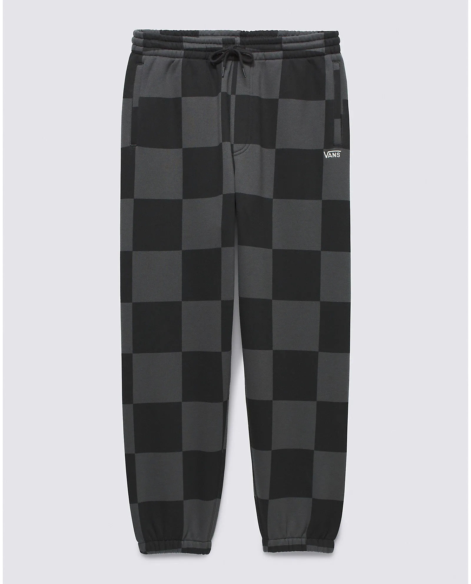 Vans Big Check Loose Fleece Pants - Black/Asphalt