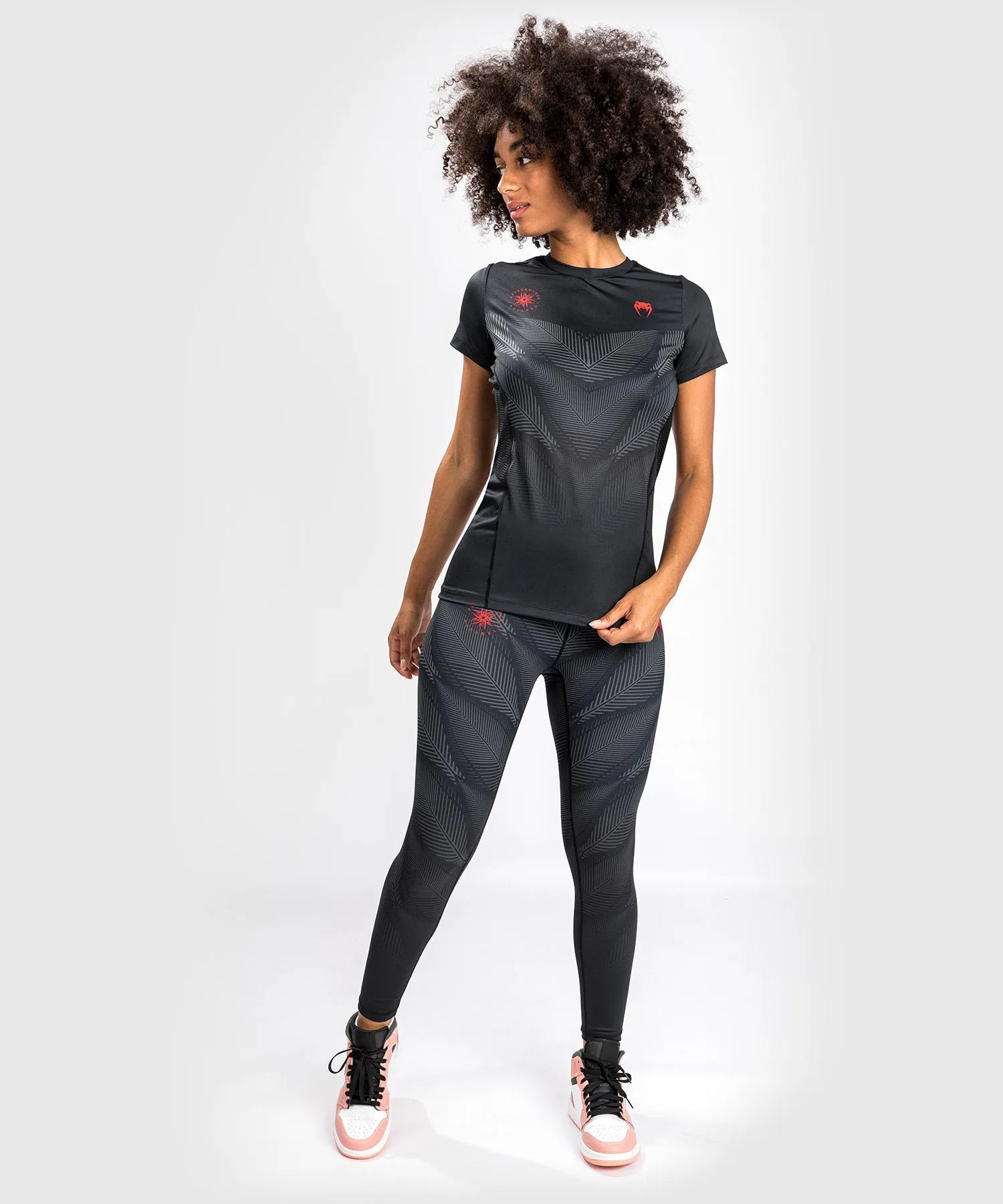 Venum Phantom Dry Tech T-Shirt - For Women - Black/Red