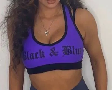 Vintage Gym Crop T Back top