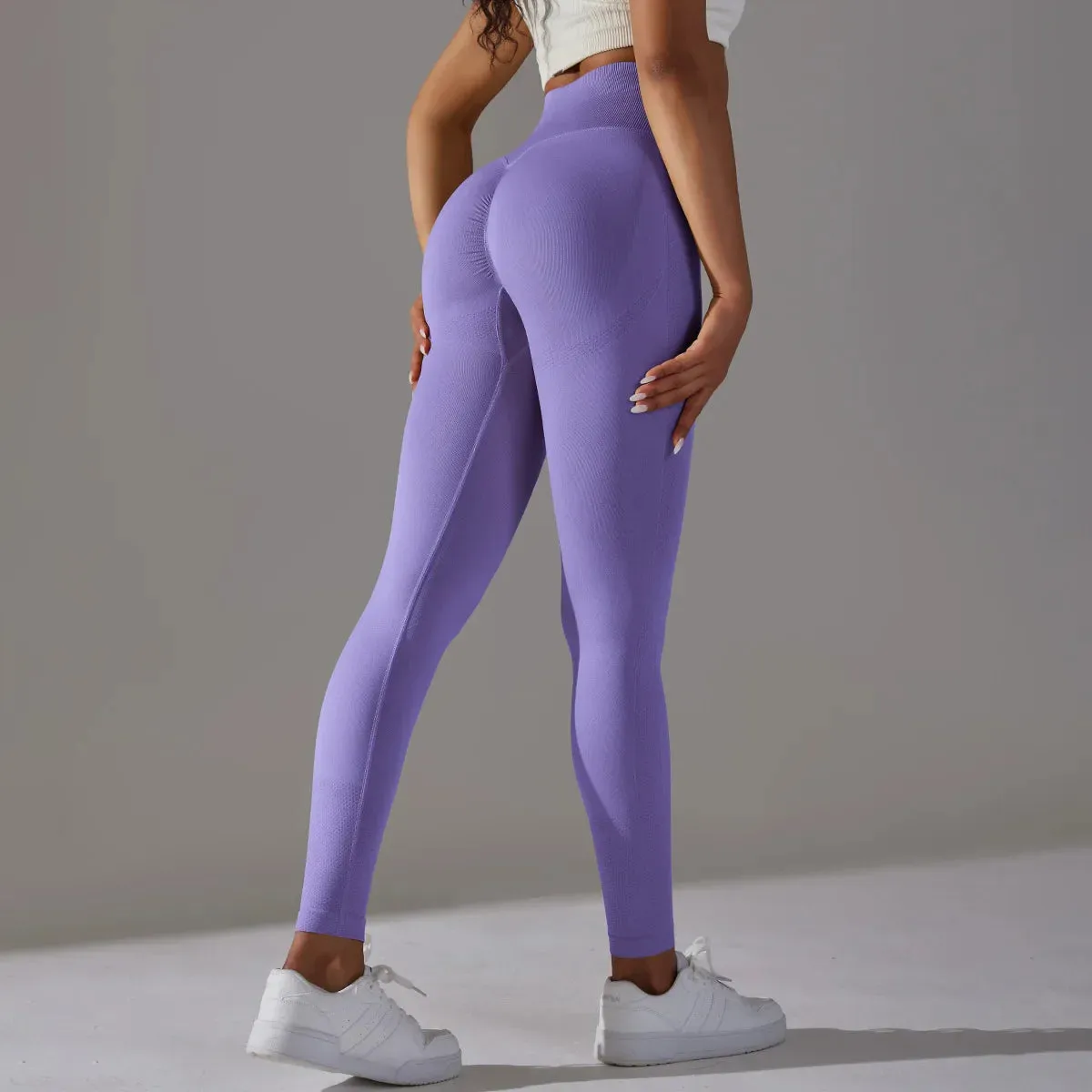 Woman High Waist Yoga Pants Running Elastic Tights Female Sportswear Sports Leggings