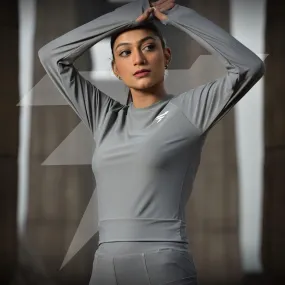 Women's Grey Trendy Tracksuit