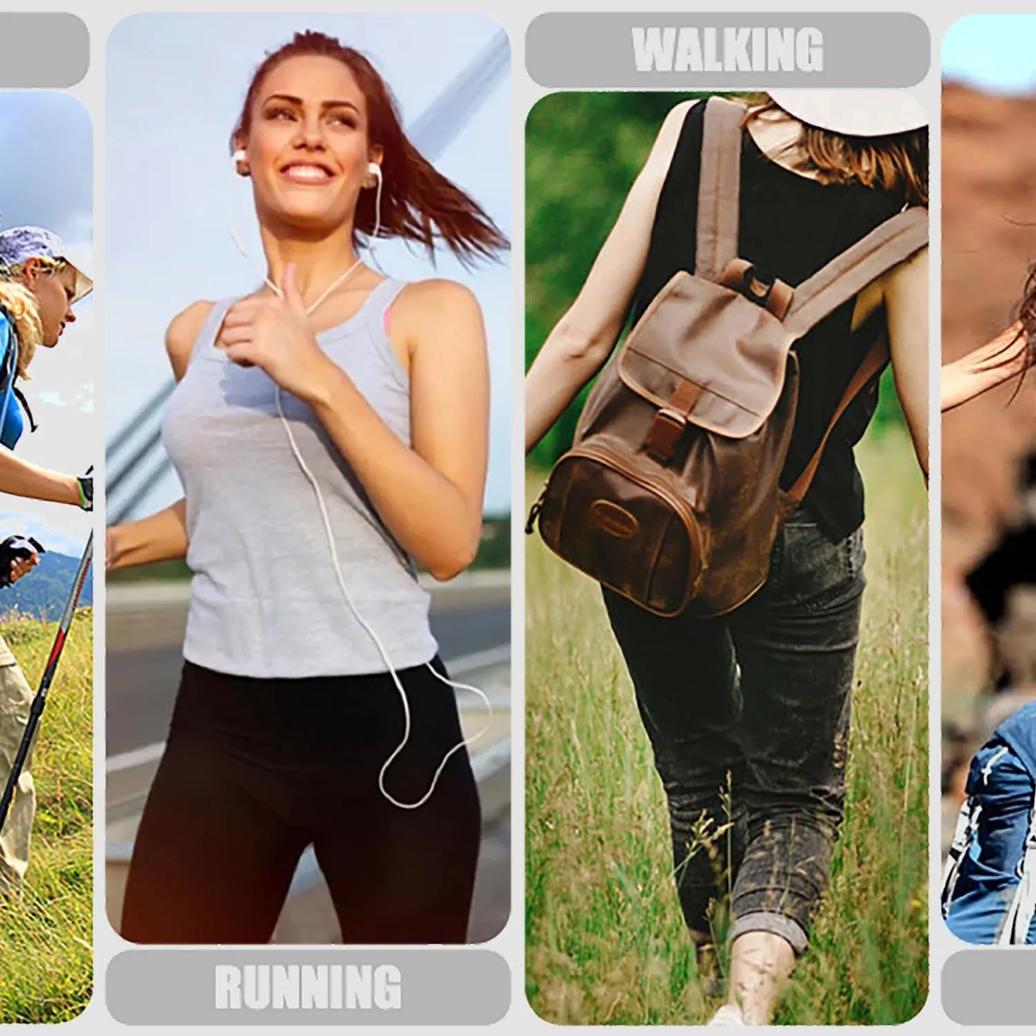 Women's Hiking Joggers Lightweight Running Pants Water Resistant Athletic Tapered Travel Sweatpants Pockets