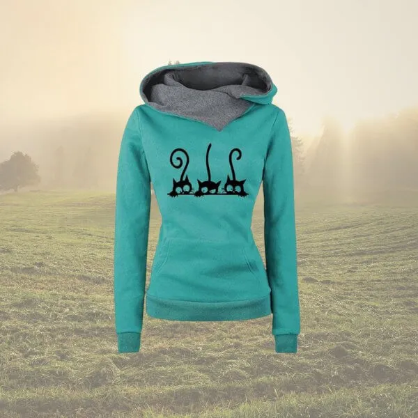 women's long sleeve hoodie