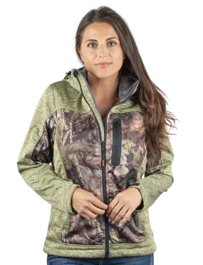 Women's Mossy Oak Soft Shell Jacket Break-Up Country Camo