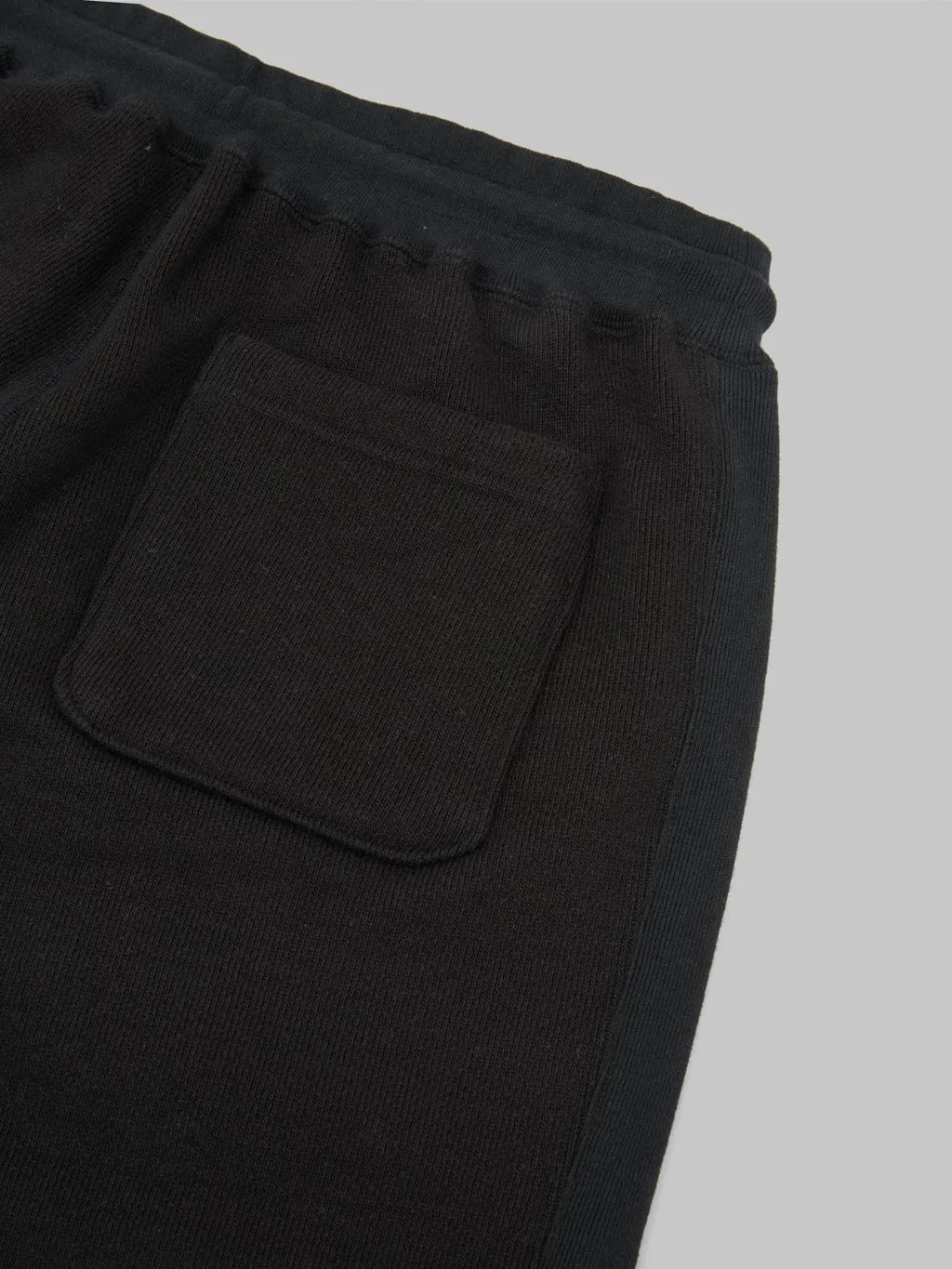 Wonder Looper 876gsm Double Heavyweight French Terry Sweatpants Sumi Black