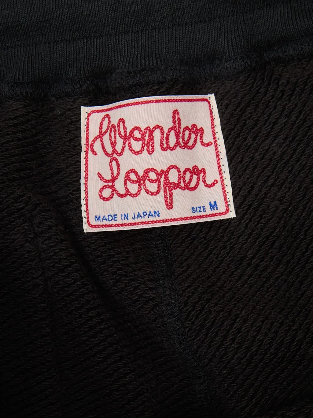 Wonder Looper 876gsm Double Heavyweight French Terry Sweatpants Sumi Black