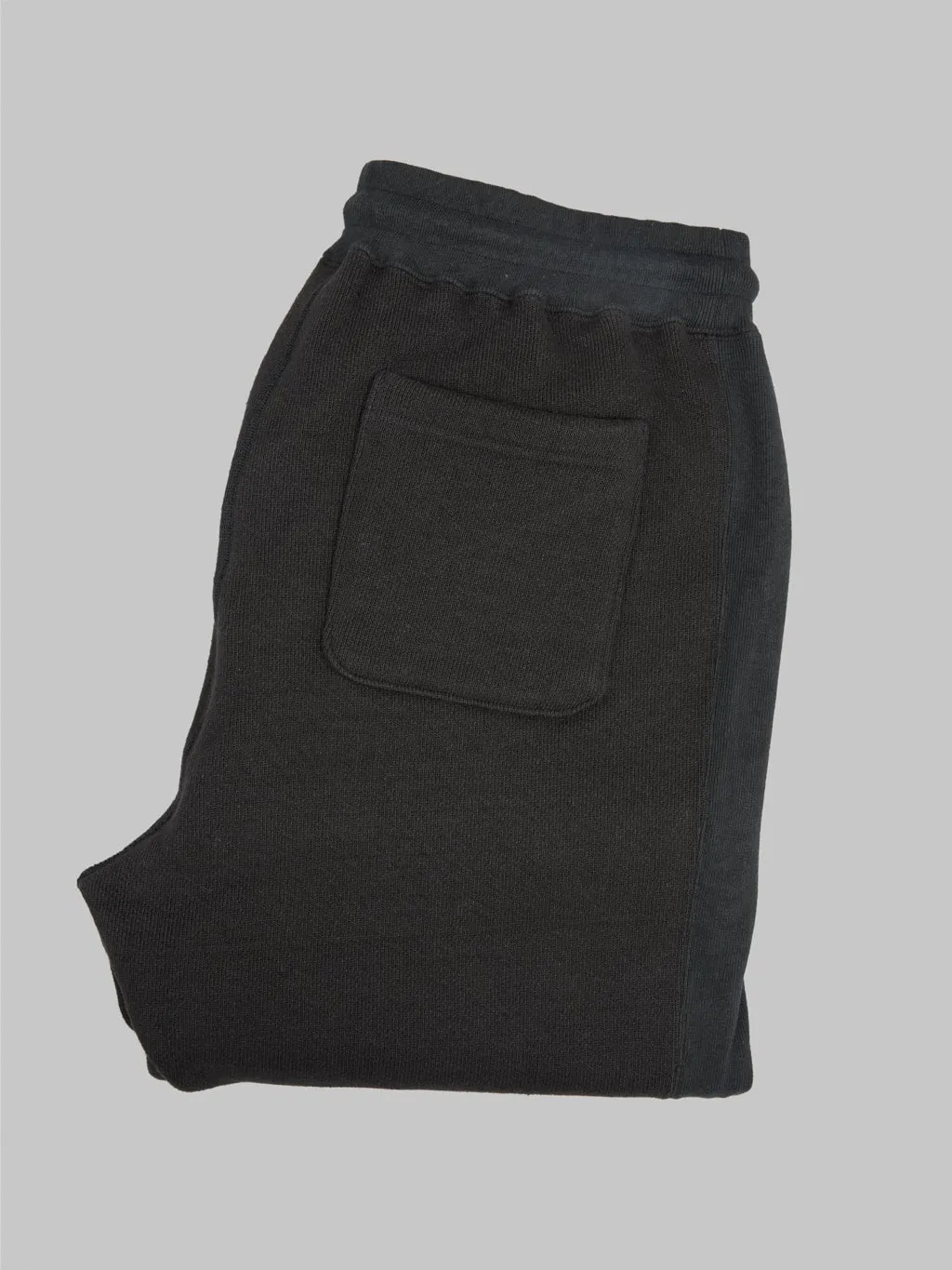 Wonder Looper 876gsm Double Heavyweight French Terry Sweatpants Sumi Black