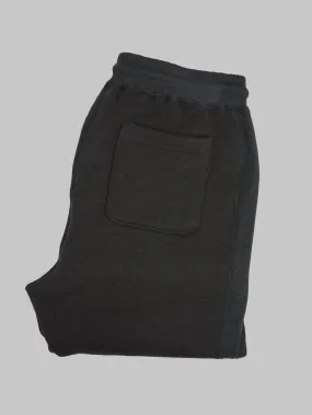 Wonder Looper 876gsm Double Heavyweight French Terry Sweatpants Sumi Black