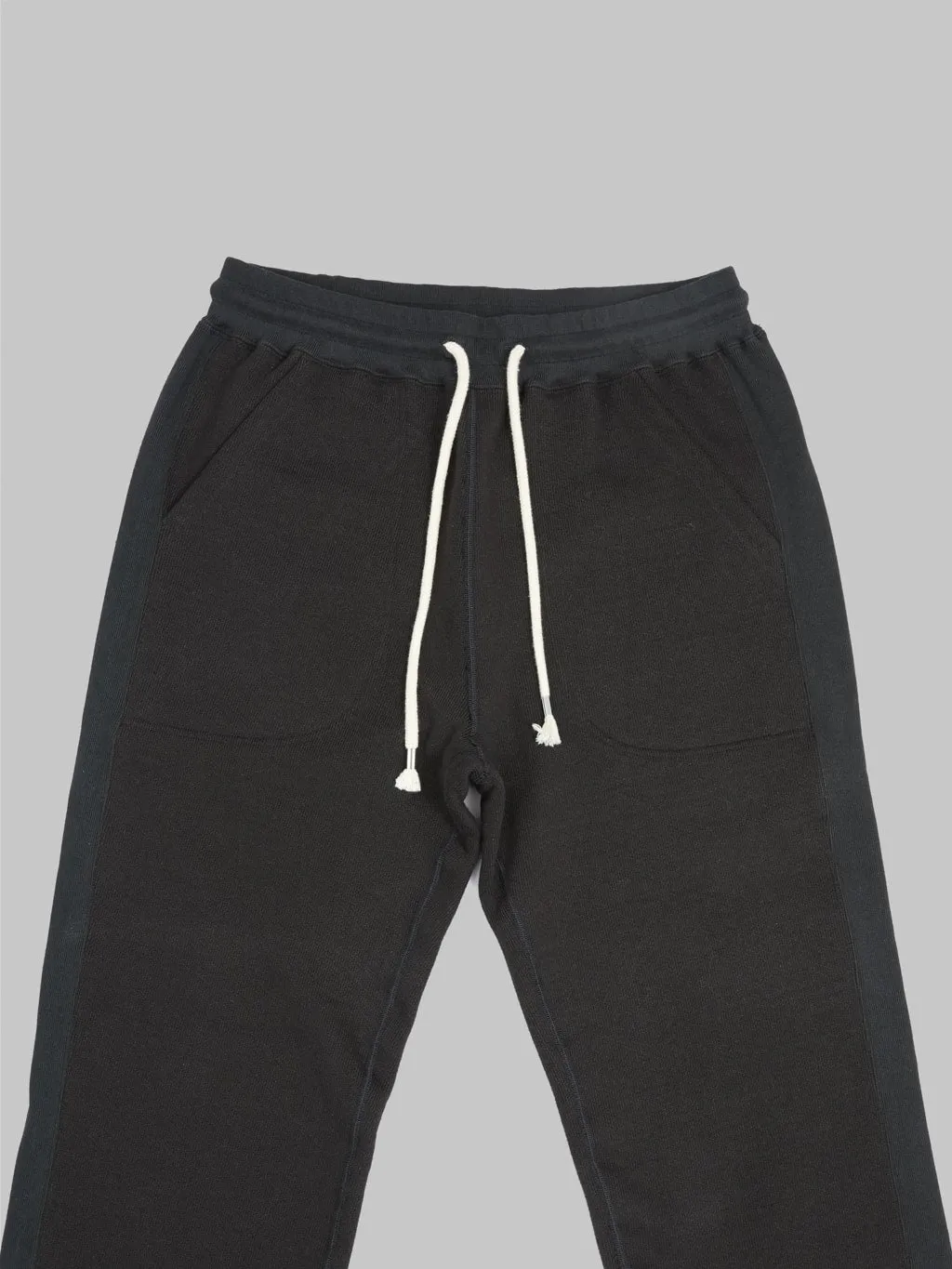 Wonder Looper 876gsm Double Heavyweight French Terry Sweatpants Sumi Black
