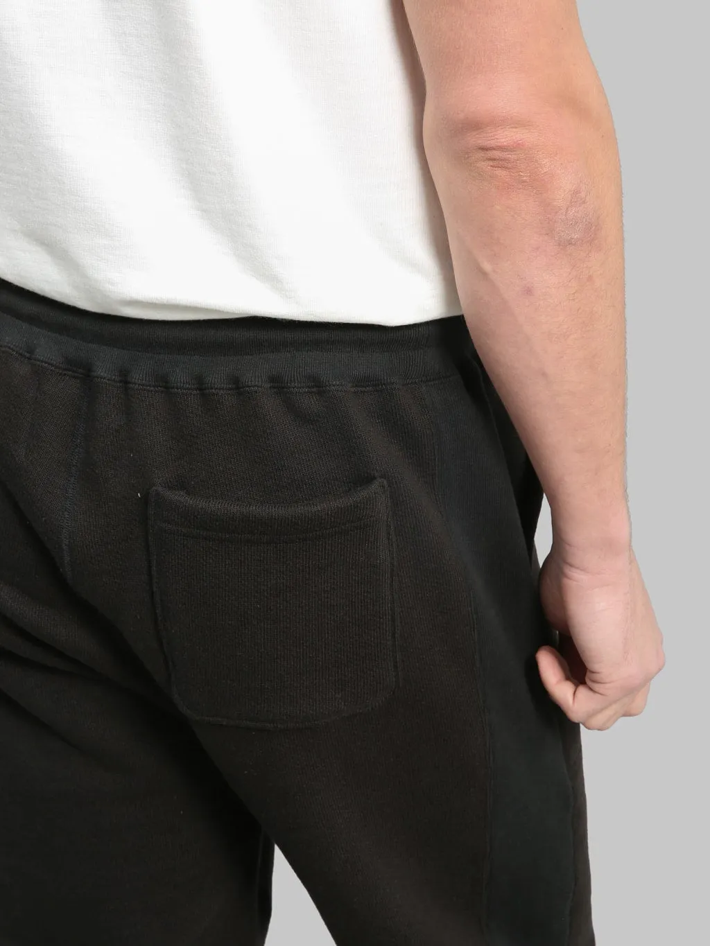 Wonder Looper 876gsm Double Heavyweight French Terry Sweatpants Sumi Black