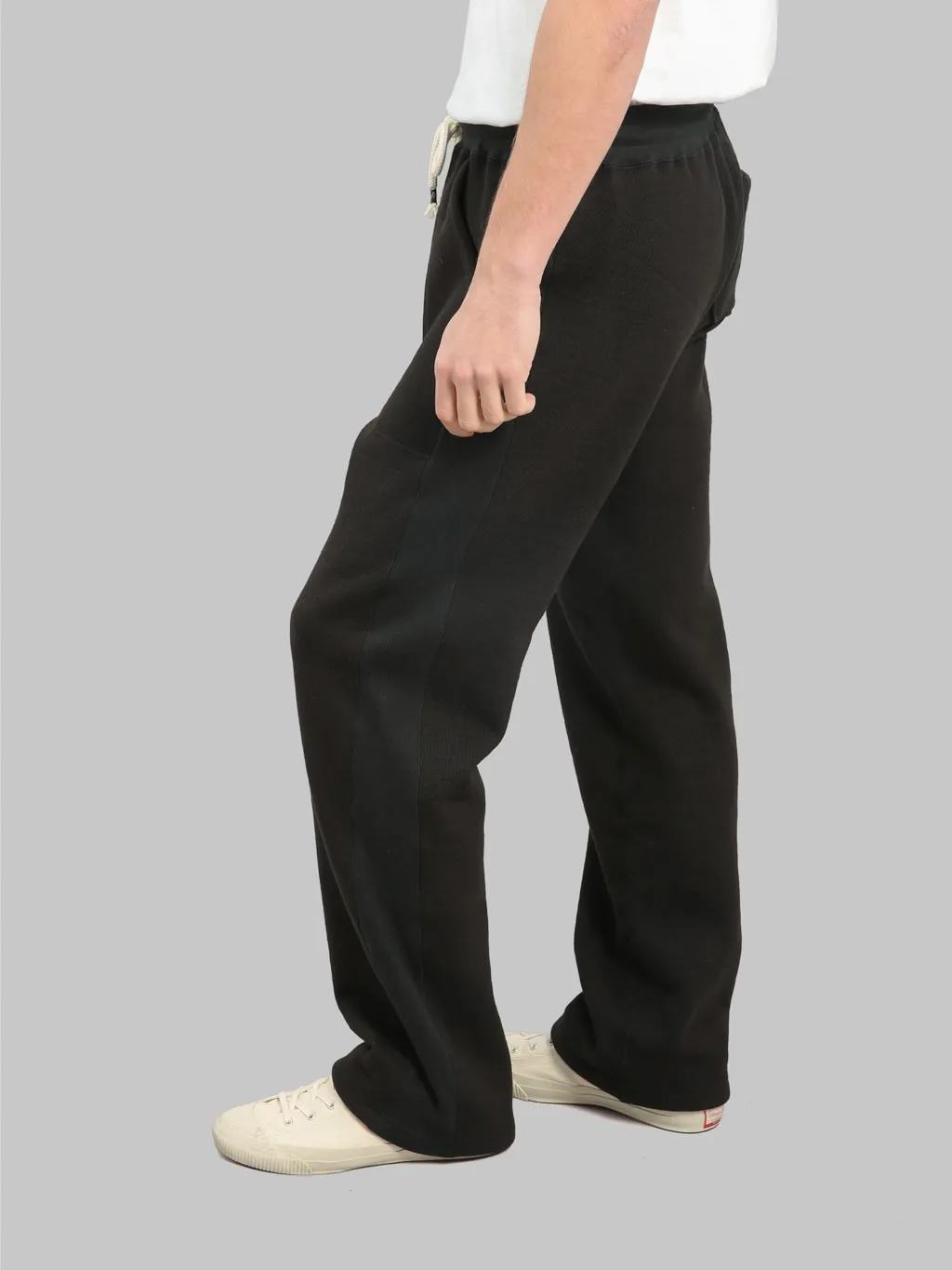 Wonder Looper 876gsm Double Heavyweight French Terry Sweatpants Sumi Black