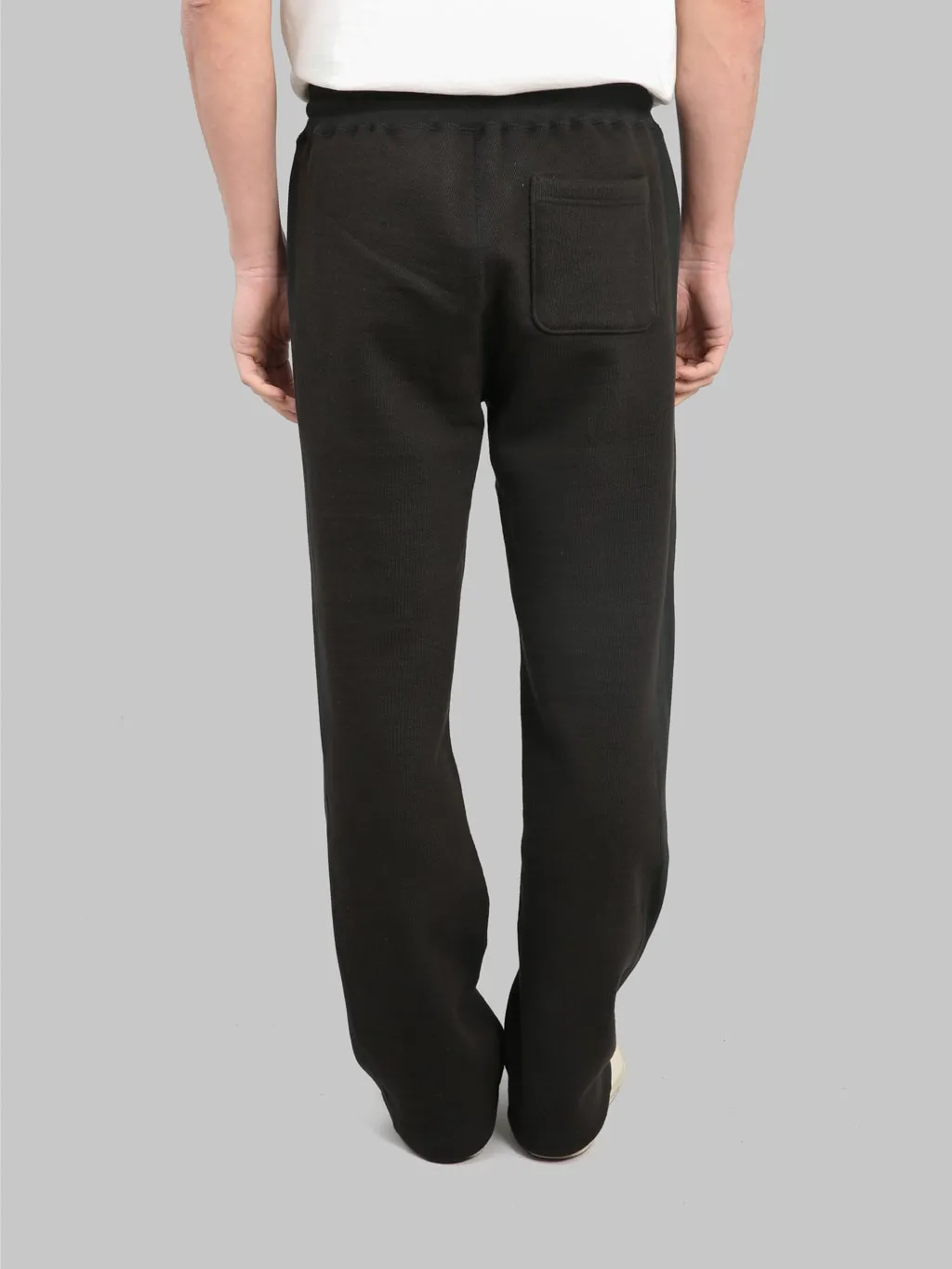 Wonder Looper 876gsm Double Heavyweight French Terry Sweatpants Sumi Black