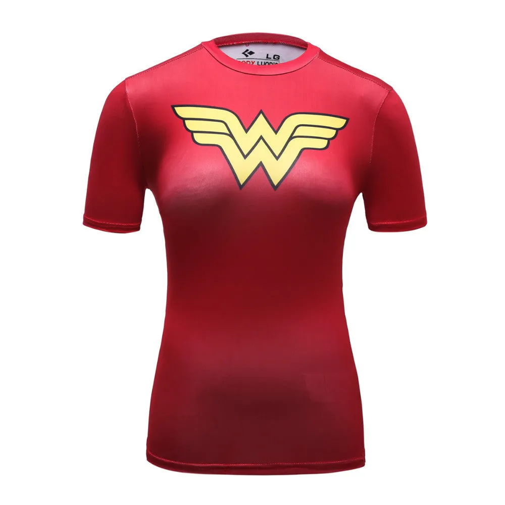 Wonder Woman Compression Shirt for Women