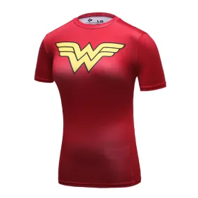 Wonder Woman Compression Shirt for Women