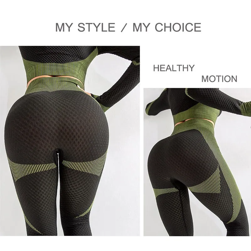 Workout Yoga Sets Female Sport Gym Suit