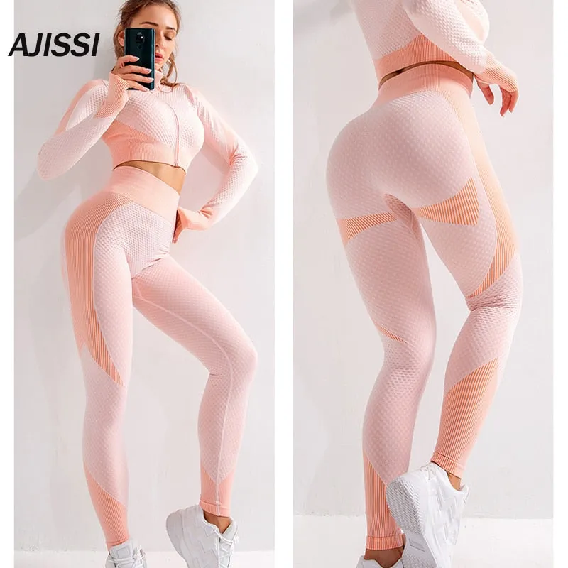 Workout Yoga Sets Female Sport Gym Suit