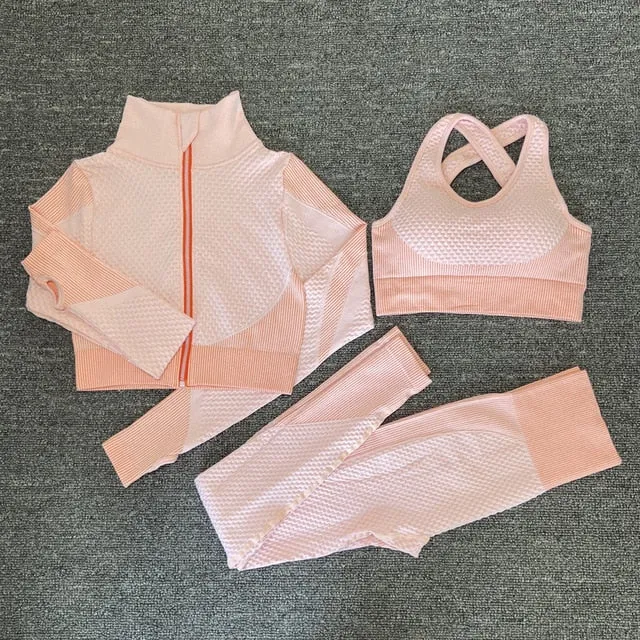 Workout Yoga Sets Female Sport Gym Suit
