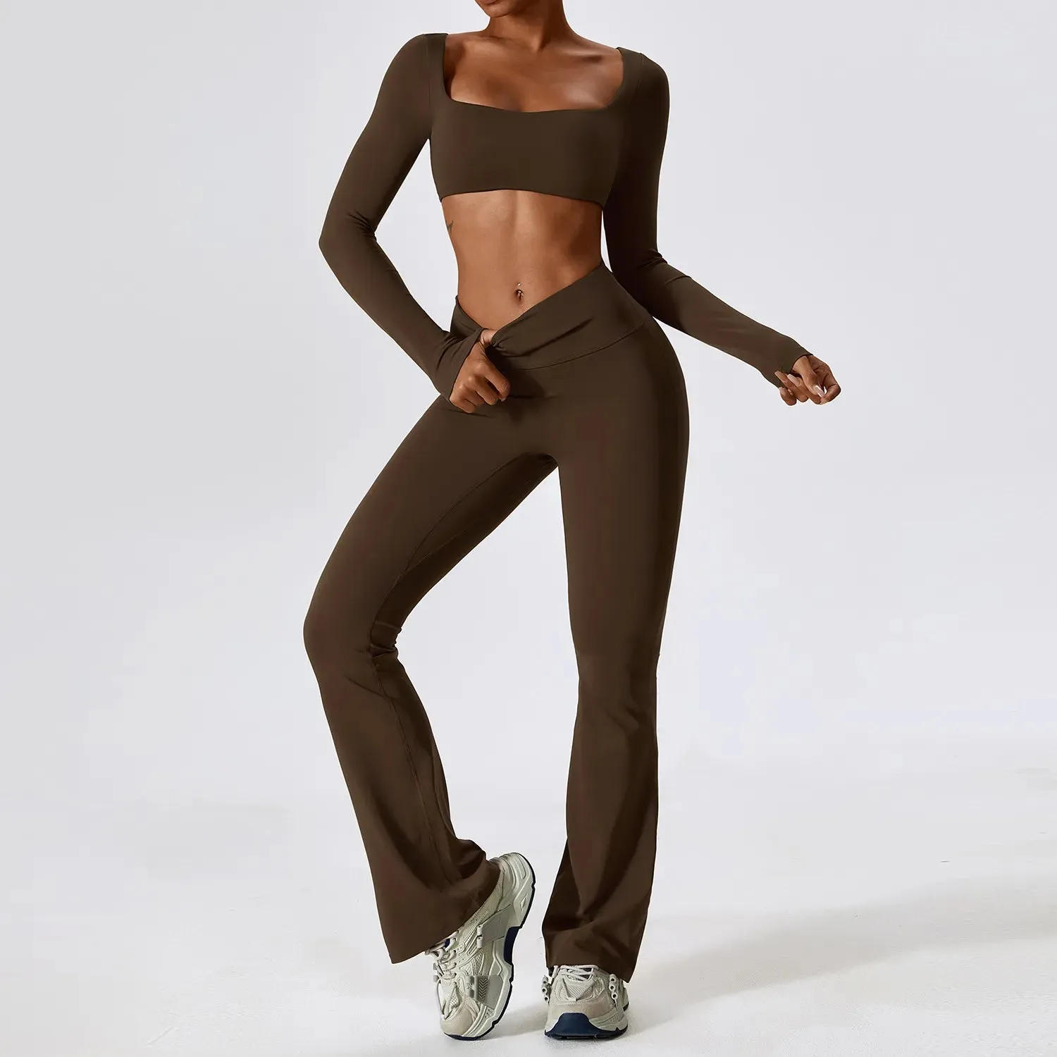 Yoga Set 2 PCS Seamless Women Sportswear - Athletic Wear for Fitness