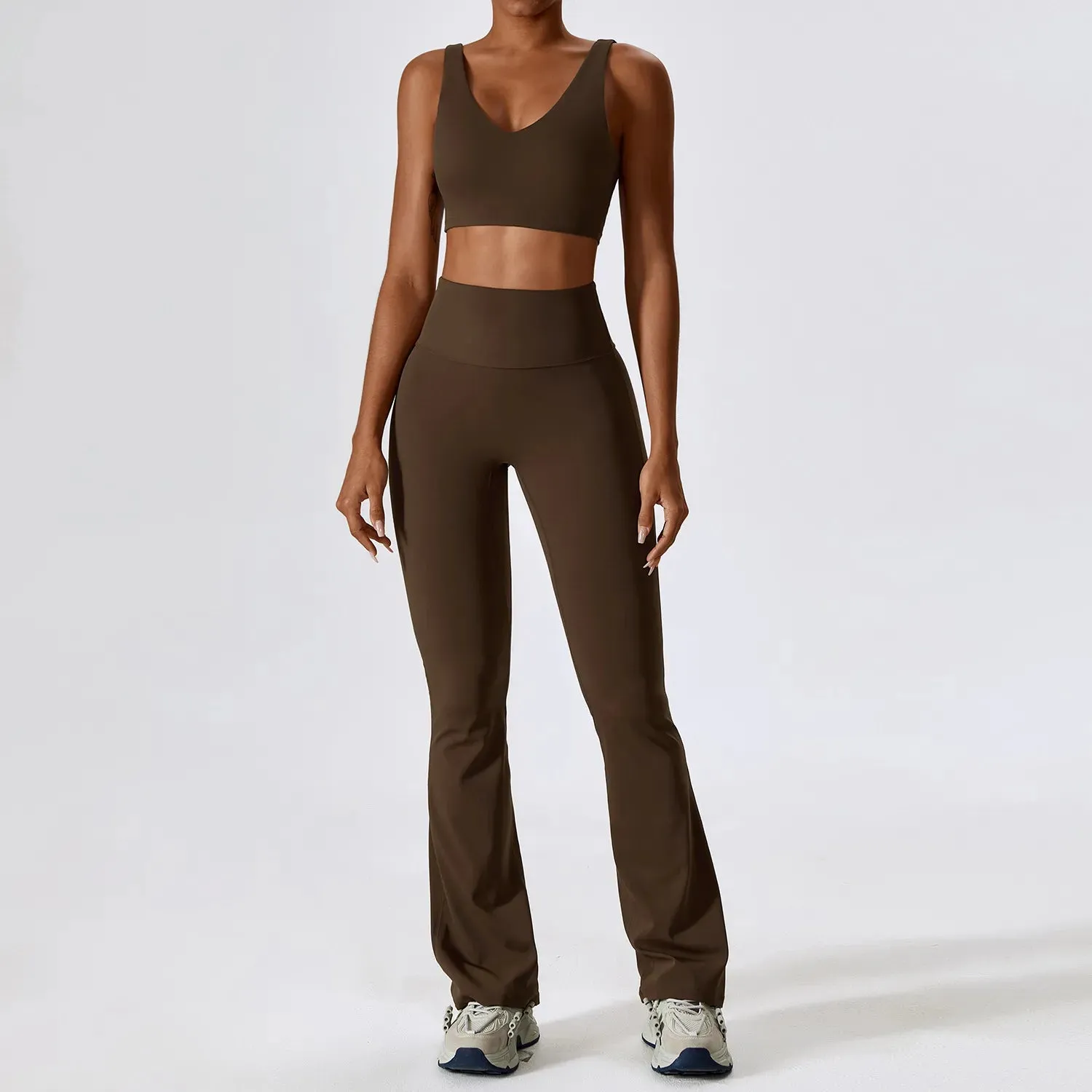 Yoga Set 2 PCS Seamless Women Sportswear - Athletic Wear for Fitness