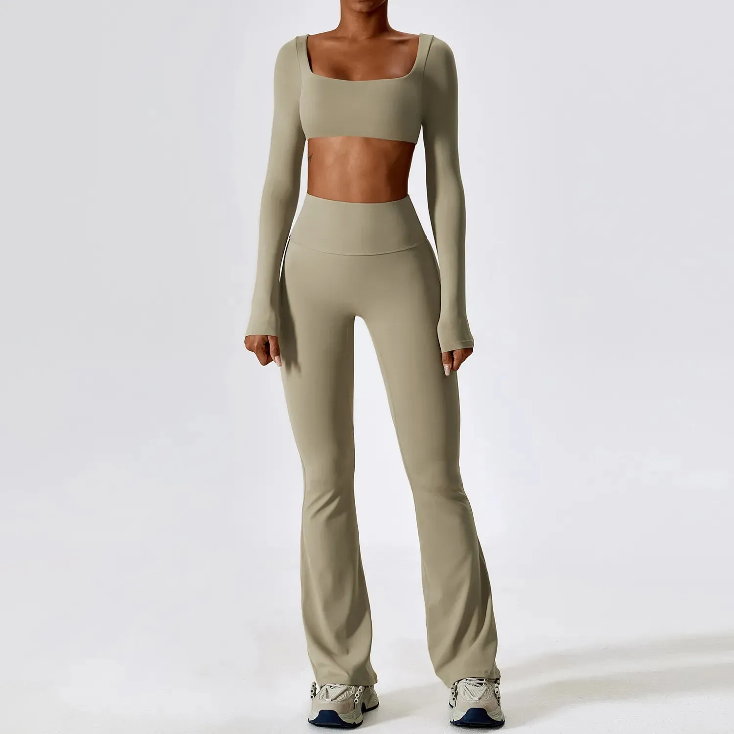 Yoga Set 2 PCS Seamless Women Sportswear - Athletic Wear for Fitness