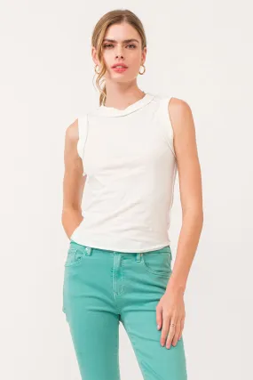 Zoe Raw Edge Tank - FINAL SALE